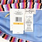 Jessica Simpson  Got The Groove Blue Mist Multi Striped Bikini Size Small Photo 3