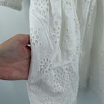 Michael Stars Dress SZ Extra Small New Alessandra Mini Eyelet White Cotton NWOT Photo 7