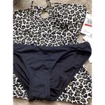 Michael Kors New.  animal print tankini set. $159. XS-top/S-bottom Photo 8