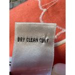 Rafael‎ Woman Coral Floral Linen Blend Open Front Blazer Jacket 22 Orange Size undefined Photo 5