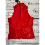 Polymorphe red latex princess top size large new with tag Photo 3