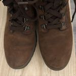 Timberland Dark Brown Leather Lace Up Hiking Boots 8.5 Photo 5