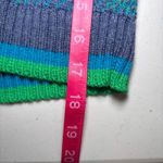 BP Nordstrom  Relaxed Polo Blue Teal Green Plaid Pullover Sweater XL‎ Acrylic Photo 5