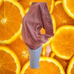 Adidas Heavyweight Pink with Pink Striped Sweatshirt with Pockets Size XS Photo 1