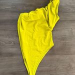 ZARA asymmetrical one shoulder bodysuit pistachio green size S NWT Photo 3