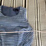 Gap  Blue Knee‎ Length Y2K Fit & Flare Sleeveless Dress sz 0 Preppy Fishermancore Photo 8