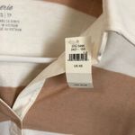 Aerie  Women's XS‎ Striped Cropped Long Sleeve Polo Shirt Multicolor NWT Photo 2