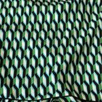 Diane Von Furstenberg  DVF For Target Plus Sz 2X Mini Skort Faux Wrap Green Geo Photo 6