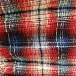 Almost Famous Plaid Red Blue White Off Shoulder Photo 3