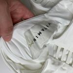 Vitamin A  Bianca Bodysuit Ecolux White One-Piece Swimsuit Womens Large Photo 9