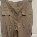 Max Studio Women's Soft Twill Cargo Jogger Pant Beige Tan Size Large NWT Photo 7