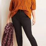 Anthropologie NWT The Essential Slim Trousers in Black size 16 Photo 0