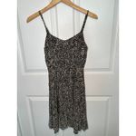 Old Navy Animal Print Cami Mini Dress XS Smocked Bodice Spaghetti Straps Photo 1