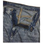 American Eagle Mom Jeans High Rise Cuffed 90s Y2K Stonewashed Pleated 6 Photo 10