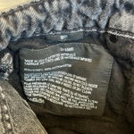 Alexander Wang  X Denim Faded Black Net Print Bite High Waist Cut Off Shorts 25 Photo 6