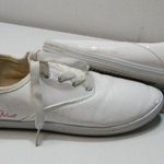 Baby Phat Sneakers Lace Glossy White Cat Embroidery Loge Women Size 8 Trendy Photo 0