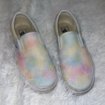Vans  Tie Dye Slip on Shoe size women’s 9 men’s 7.5 Pink Blue and Yellow Photo 0