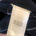 J.Jill  Window Pane Essential Cotton Stretch Pant Sz. 12 Navy Blue Straight Leg Photo 6