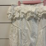 Free People  Have A Thing For You White Strapless Mini Dress Photo 6