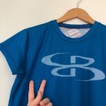 Boombah  Turquoise Blue Pink Purple Spellout Logo Short Sleeve Active Tee Medium Photo 5