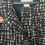 Michael Kors MICHAEL  3/4 Sleeve Black/Tan Snap Front Blazer/Jacket Size Medium Photo 3