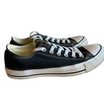 Converse Chuck Taylor Low Top Sneakers Black White Size 7.5 Photo 2