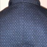 G by Gustavo Arango jacket Front Tie Close black w/blue diamond print Size 8 NWT Photo 6