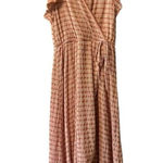 Caution to the Wind Dress Size Small Boho Wrap Peasant Cottagecore Stretchy Photo 0