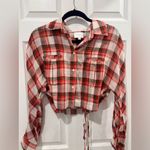 Sundays  Emma Shirt in Red Plaid size‎ Small Photo 5