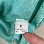 Women’s V Neck Side Gather Short Sleeve Casual Dress Heathered Teal Size M NWOT Blue Size M Photo 3