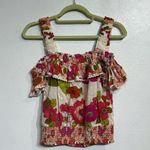 Anthropologie Love the Label Imogene Ruffle Top Sz S Photo 8