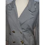 CAbi  Small Blazer Suit‎ Life Jacket Small Style 823 Nautical Stripe Anchor Photo 8