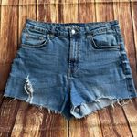 Wild Fable Women Distressed High Rise Mom Jean Shorts Size 10 Photo 0