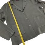 Kancy Kole Womens Olive Green Knit Blazer Cardigan Pockets Button Cuffs Size 2XL Photo 6