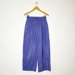 Maeve by Anthropologie Wide-Leg Satin Pants Purple Size XXS Photo 1