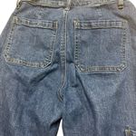 And Now This dark Wash Straight Wise Leg Cargo Utility Jeans 28 Blue Photo 6