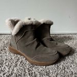 TAOS 8 Future Mid Boots in Brown Fur Lined Suede Tan Photo 1