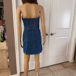 Anthropologie Pilcro Strapless Button-Front Denim Mini Dress. Size S. MSRP $158 Photo 9