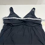 Raisin's ‎ Curve Trendy Plus Size Lucia Twist-Front Swimdress Womens Black 22W NEW Photo 8