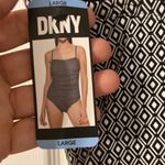 DKNY Swimsuit size L brand new with tag beautiful one piece black and white Photo 5