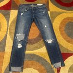 Rag and Bone jeans Denim DRE Capri Low Rise Distressed Size 25 Waist Photo 0