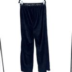 Missguided Mama lounge Velour Wide Leg Black Pants US Size 14 Large maternity Photo 9