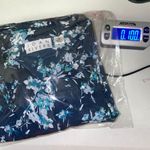 Joan Rivers Women’s Size 1X Blue Floral Polyester Button Up Long Sleeve Blouse Photo 8