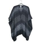Woolrich  Black Gray Cape One Size EUC Photo 1
