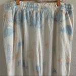 Splendid NWT Tie Dye Drawstring Jogger Sweatpants Pink Blue XL Photo 10