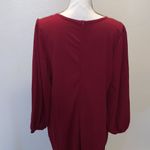 SheIn  curve red 2X long sleeve v-neck maxi dress Photo 6