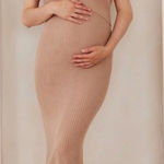 NWT Bumpsuit Ribbed One Shoulder Sweater Dress Tan Size undefined Photo 0