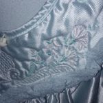 Women's Vintage Stardust Powder Blue Nightgown Embroidered Granny Size XL Photo 2