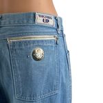 Thumbs Up Women's Blue High Waisted Loose Baggy Wide Leg Denim Jeans Size L Size L Photo 3