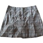 Nike Skirt Women’s Size 12 Brown Checkered DryFit Skort Day-to-Night Photo 2